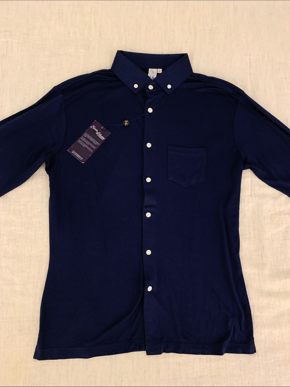 State & Liberty Men's Navy Button-Down Shirt